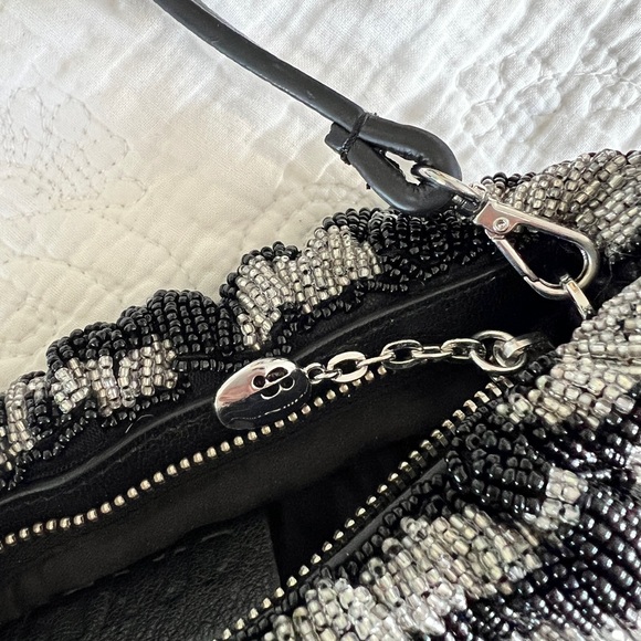 Staud Zebra beaded bean bag - Picture 7 of 13